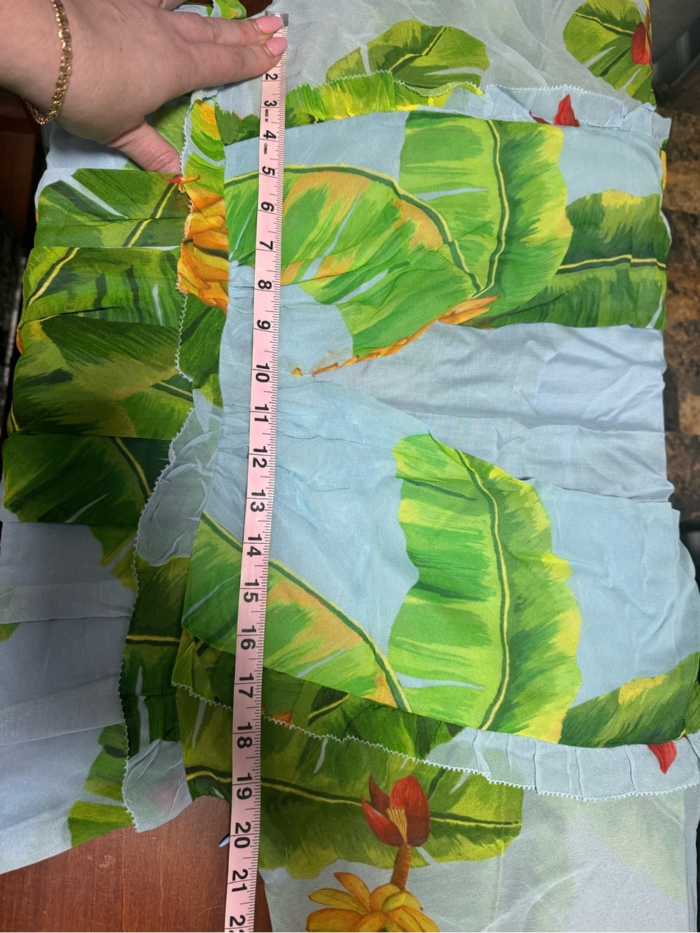 🍌🌿 FARM Rio size XL Fresh Bananas Butterfly Sleeve Maxi Dress 🌿🍌 - Picture 16 of 16